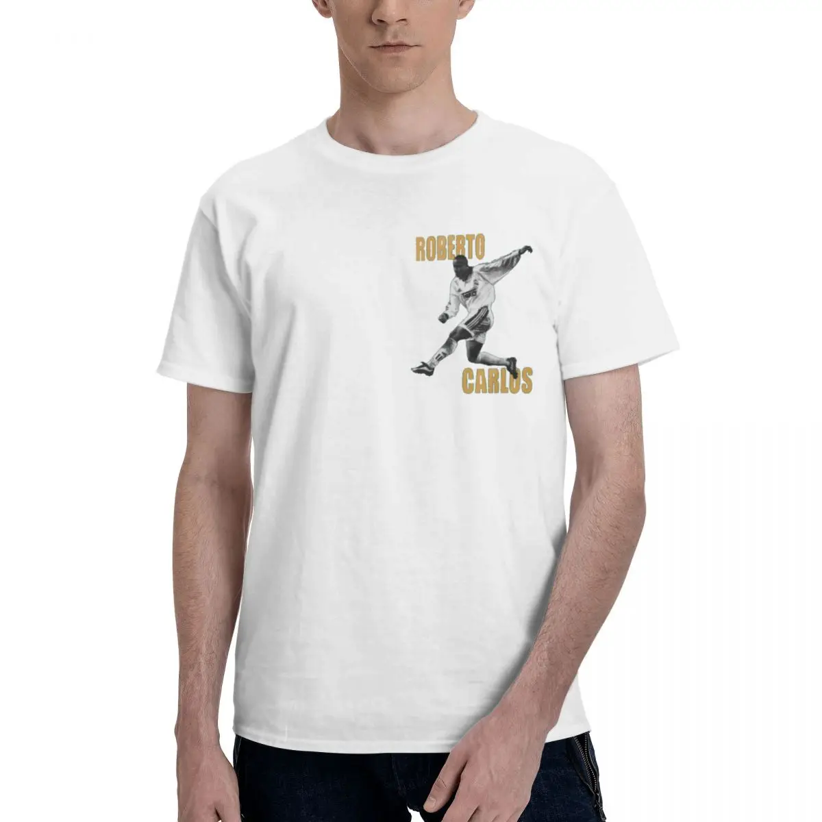 

Soccer Team Brazil Robertos And Carloss 3 Motion Tees Vintage Fitness Title Graphic Eur Size
