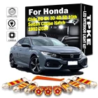 TPKE Canbus Светодиодная лампа для освещения салона автомобиля Kit для Honda Civic EG EK 3D 4D 5D 10 седан купе люк 1992-2020 лампа номерного знака