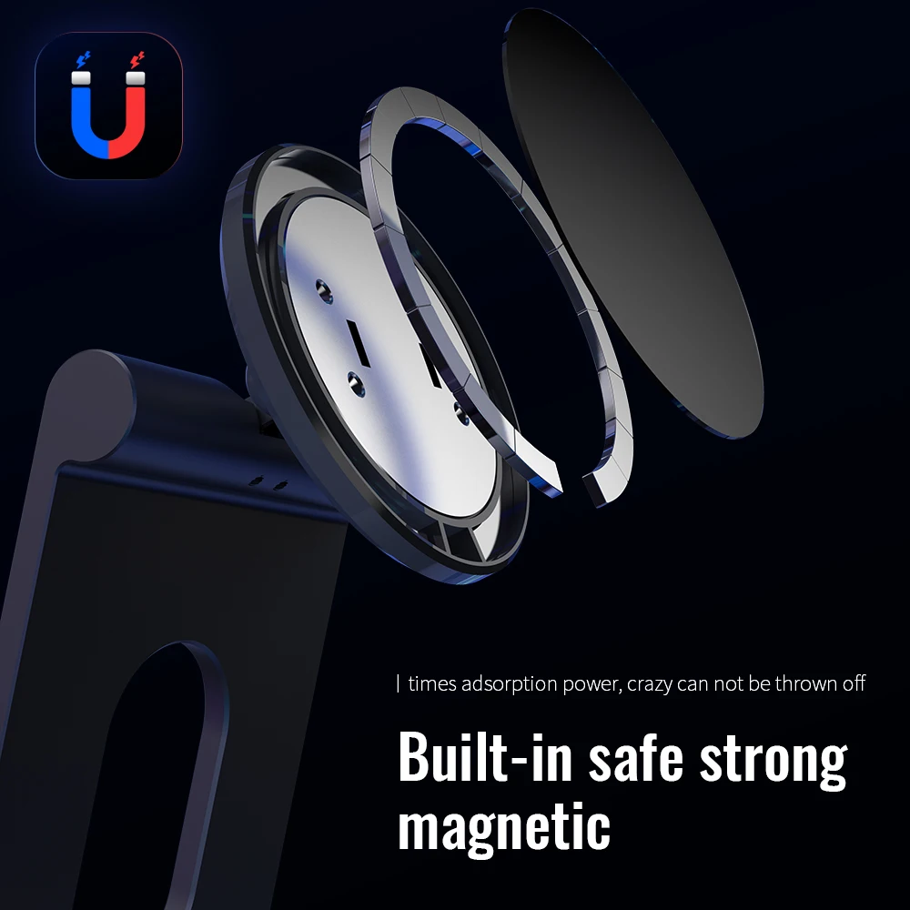 magnetic phone holder tablet stand for iphone for ipad magnet bracket aluminum holder desktop support mount for phone tablet free global shipping