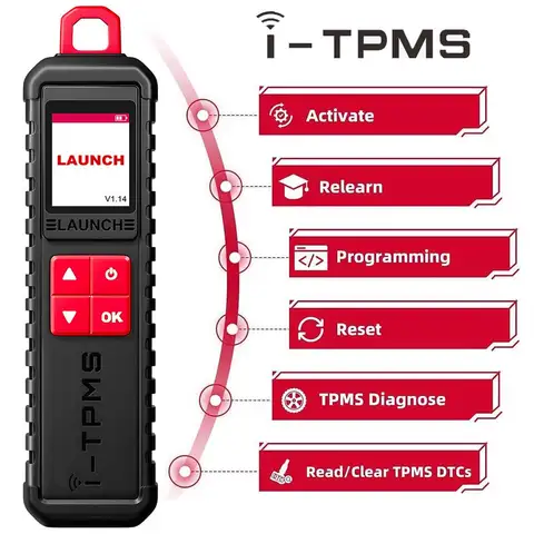 LAUNCH X431 TSGUN TPMS Инструменты для диагностики давления в шинах автомобиля Автомобильные 315 МГц / 433 МГц Активатор датчика TPMS Обучение программированию для X431 V / V + / PRO3/PAD V/VII