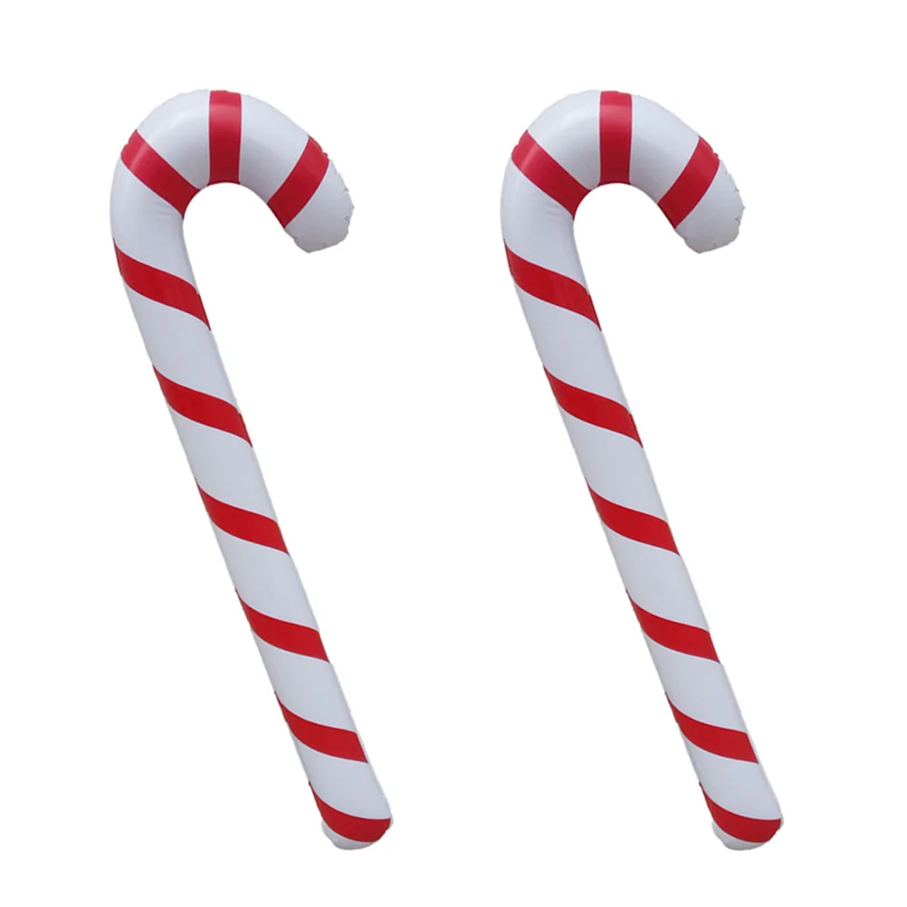 

6pcs Balloon Portable Fashion Reusable Creative Crutches Balloon Christmas Balloon Decor for Home Party Christmas