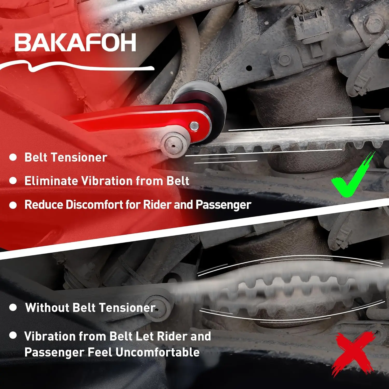 Комплект натяжителя ремня для Can Am Spyder F3 RT 2014-2024 алюминиевый ленточный натяжитель