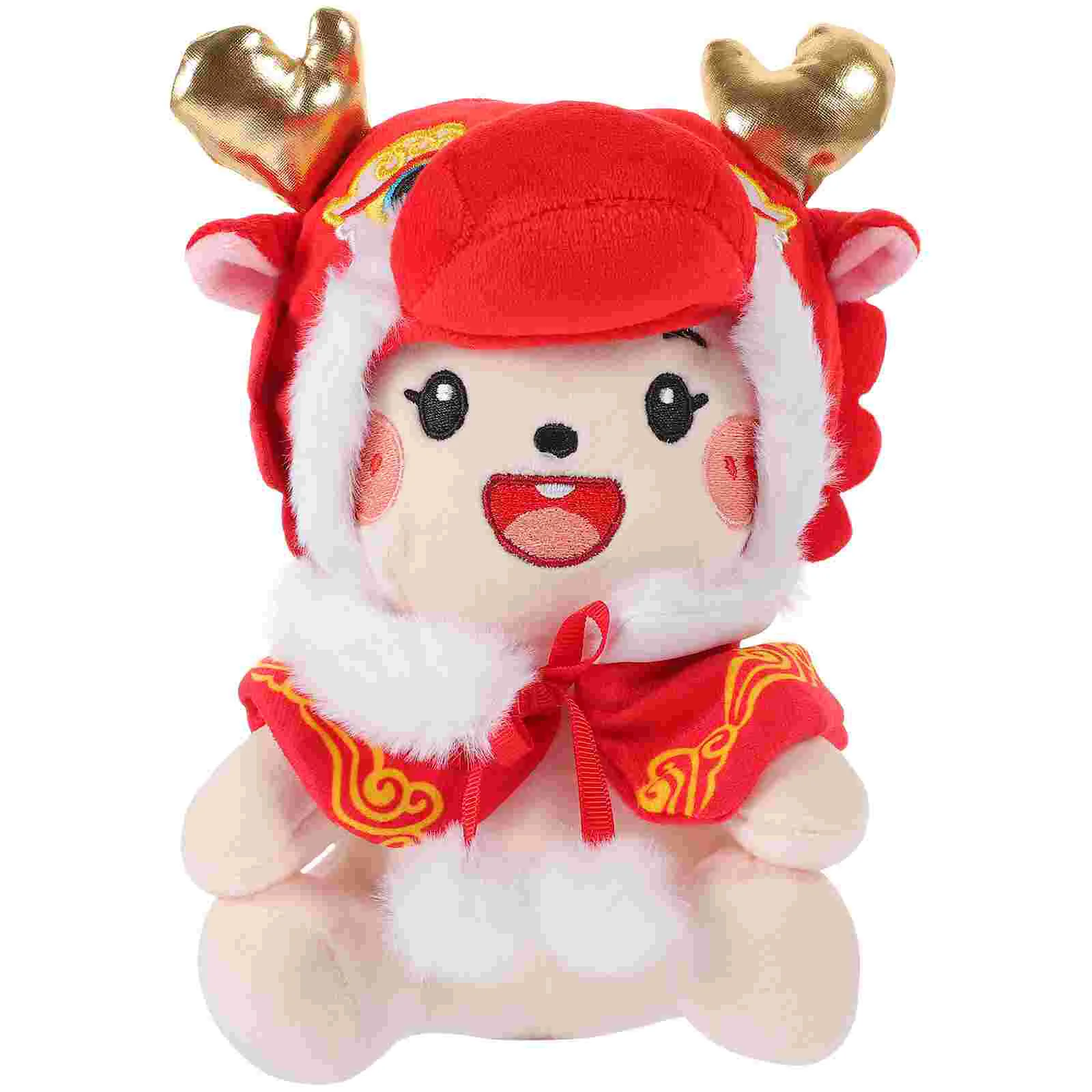 

Kids Presents New Year Dragon Chinese Stuffed Toy Plush Pp Cotton Mascot Zodiac Child