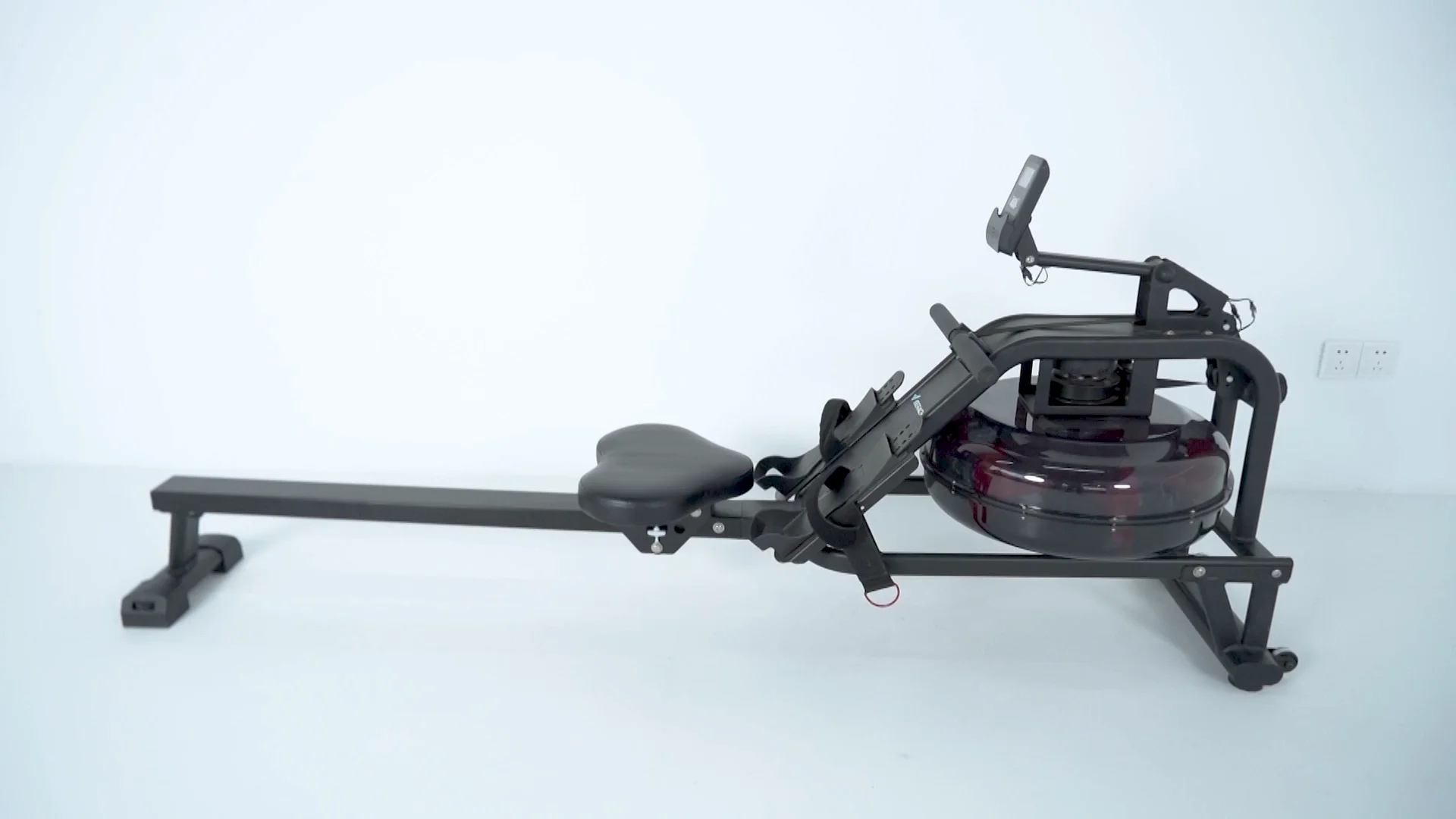 

MERACH AMAZON Hot selling Top Quality Cardio Fitness Gym Equipment Metal Water Rower Rowing Machine