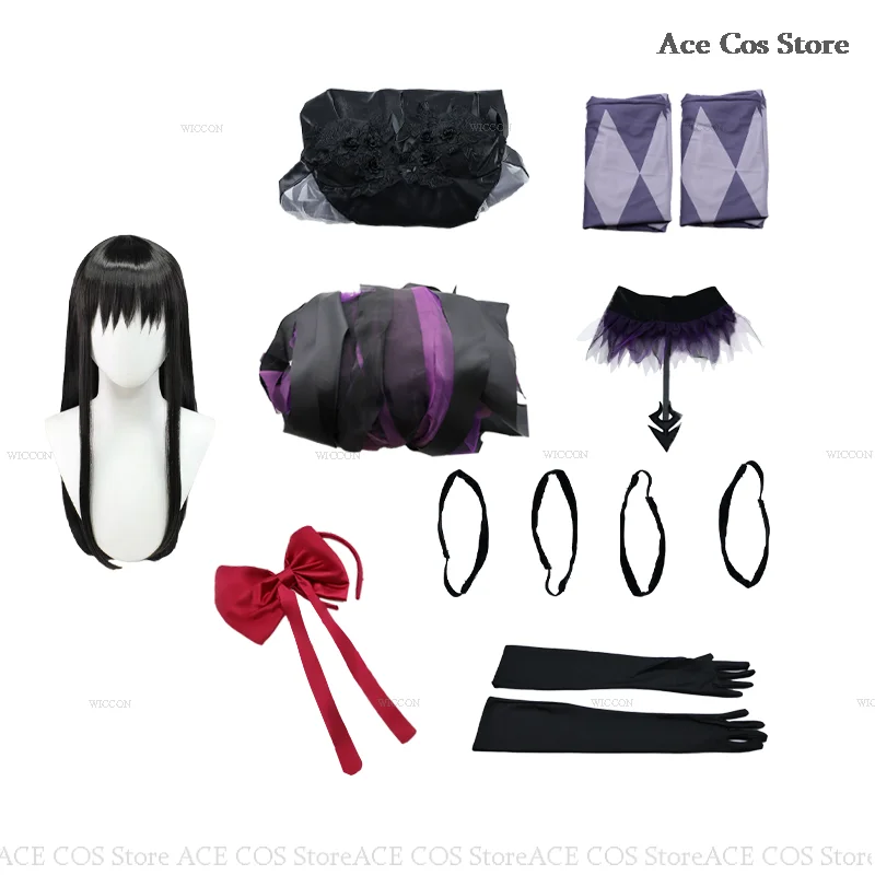 Homuras Akemi аниме косплей костюм нарядное платье богини Puella Magi Madoka Magica Walpurgis nacht