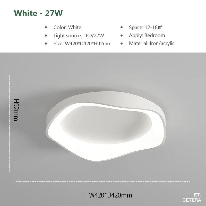 

Потолочный светильник ZIMULONG, черный/белый, акрил, 27-33 Вт