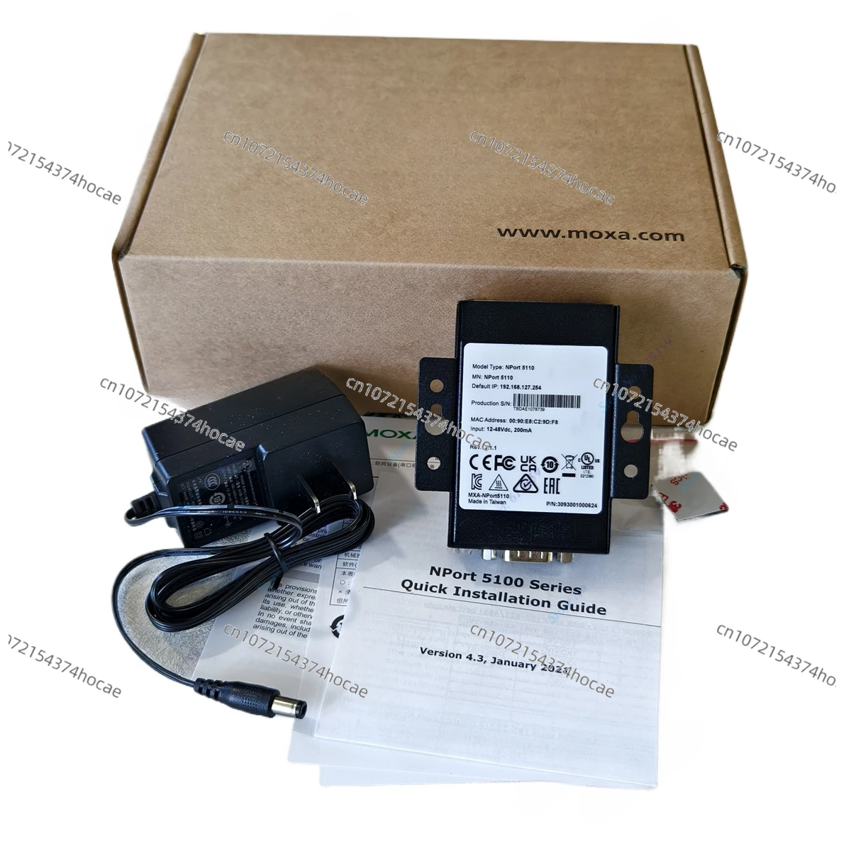 1 шт. новый оригинальный подлинный для последовательного сервера MOXA NPORT 5110 MOXA5110