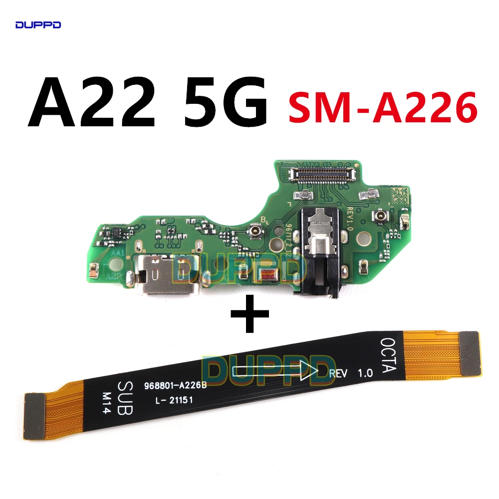 USB зарядное устройство для быстрой зарядки Samsung Galaxy A22 5G A226 A226B материнская плата с