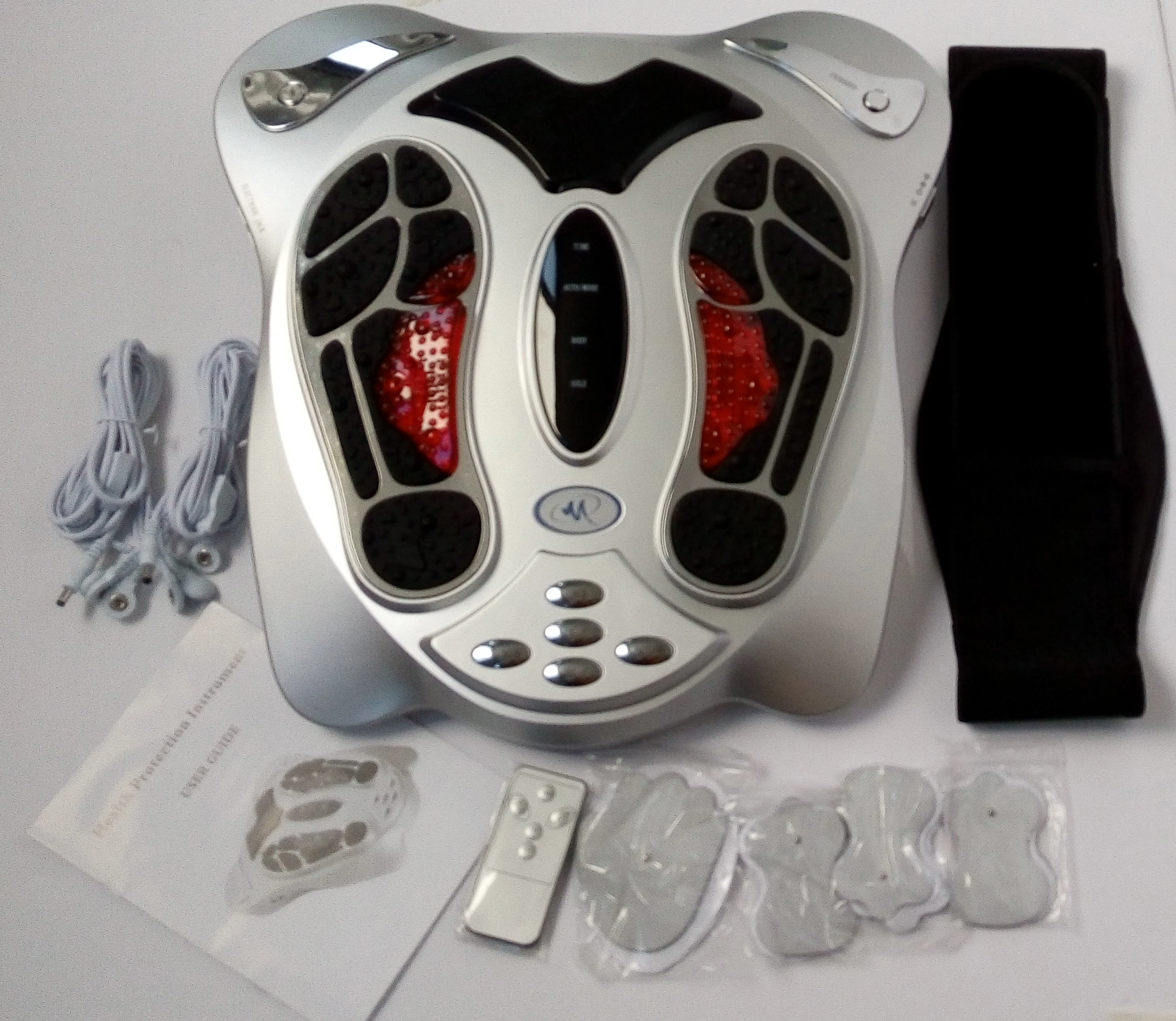 

multifunctional ems pads electric foot massager with remote control