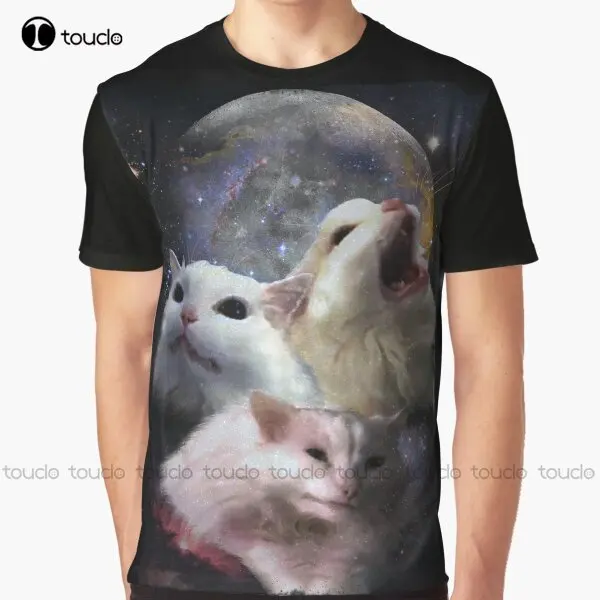 

Triple Thurston Moon Cats! Graphic T-Shirt Custom Aldult Teen Unisex Digital Printing Tee Shirts Custom Gift Xxs-5Xl Streetwear