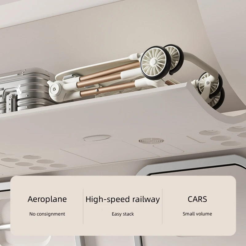 Детский ролик рама из алюминиевого сплава портативная тележка складная с тентом