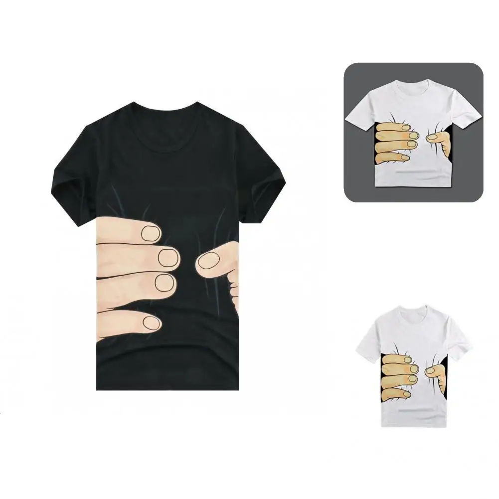 

Loose Fashionable Leisure Men T-shirt Creative Summer T-shirt Funny for Work