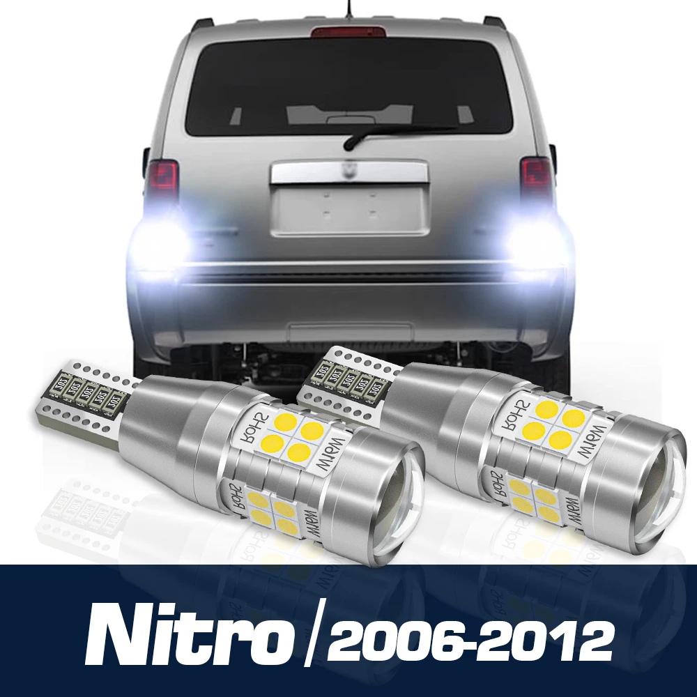 

2pcs LED Reverse Light Backup Bulb Canbus Accessories For Dodge Nitro 2006 2007 2008 2009 2010 2011 2012
