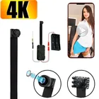 Переносная Wi-Fi IP мини-камера, HD 4K своими руками, камера ночного видения, удаленный просмотр, видеокамера, P2P, беспроводная вебкамера с микрофоном, поддержка видеорегистратора 128 ГБ