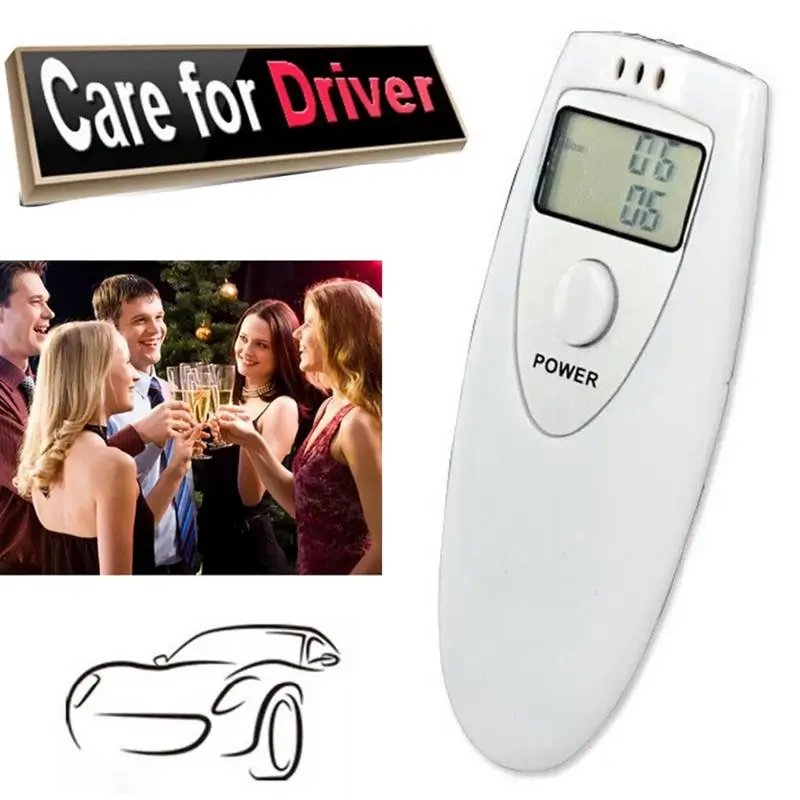 

Digital Breathalyzer Tester Alcohol Detection Accurate Measureme Professional Portable Breath Alcohol Analyzer Sensitivity