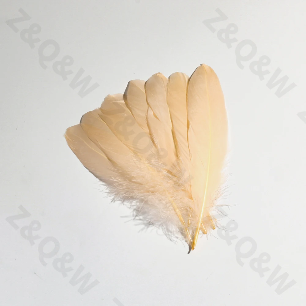 

Красивые натуральные гусиные перья 10-15 см окрашенные цвета шампанского 20-200 шт. ювелирные изделия «сделай сам» Серьги Аксессуары украшение ...