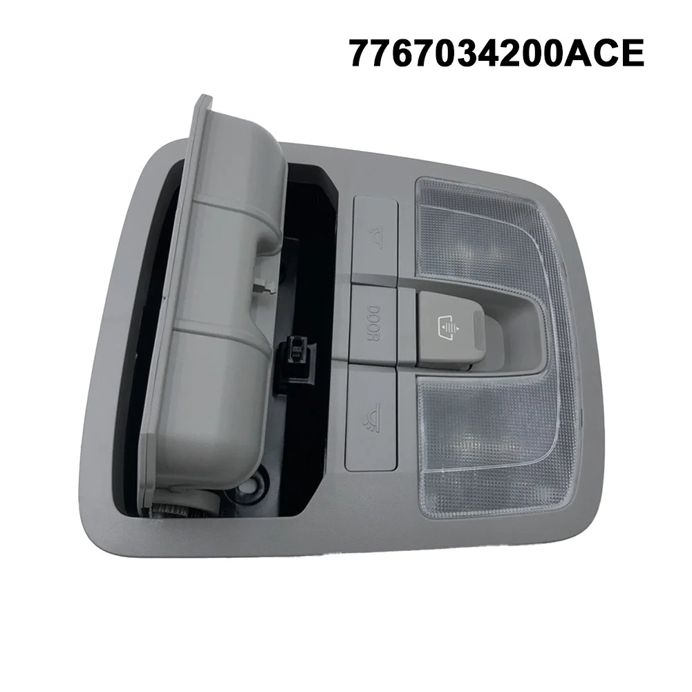

Part Switch Case Accessories 7767034200ACE For Ssangyong Korando Stavic Gray Reading Lamp Sunroof Switch Case Useful