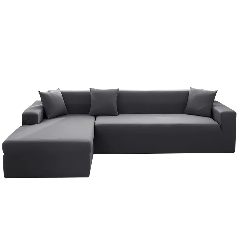 

2022 простая эластичная Нескользящая дышащая полноразмерная однотонная накидка на диван в скандинавском стиле для отдыха