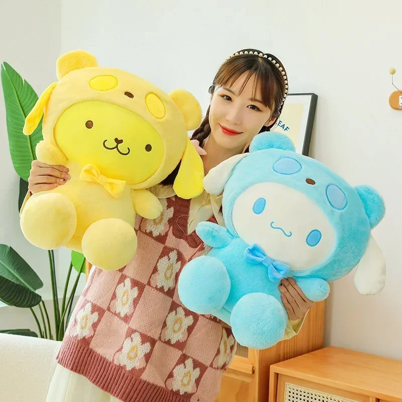 80 см супер большой размер Sanrio чучело Kawaii помпон Purin плюшевые животные удобная