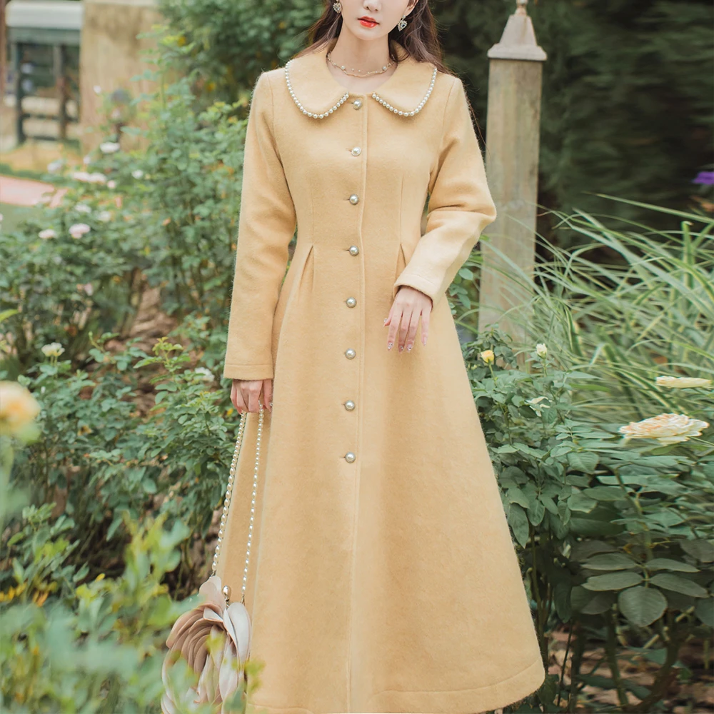 

Осень-зима 2023 Новое Женское шерстяное пальто уличная теплая туника тренчкот зимнее пальто для женщин пальто и куртки для женщин