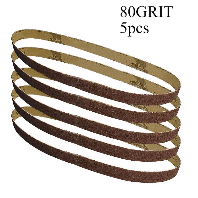 

Grinding Sanding Belt Durable 1x30 Sanding Belts 25x760mm 80 Grit Aluminum Oxide Abrasive High quality Hardware