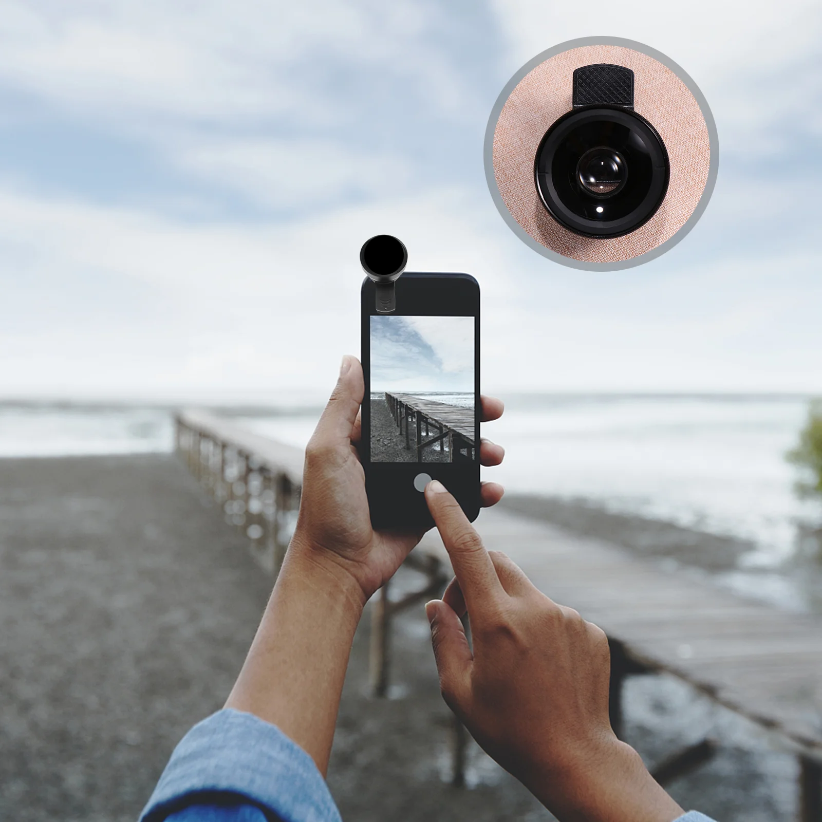 

Lens Macro Camera Cell Wide Angle Mobile Kit Clip 0.45X Attachment Universal Telephoto Accessories Fisheye Zoom