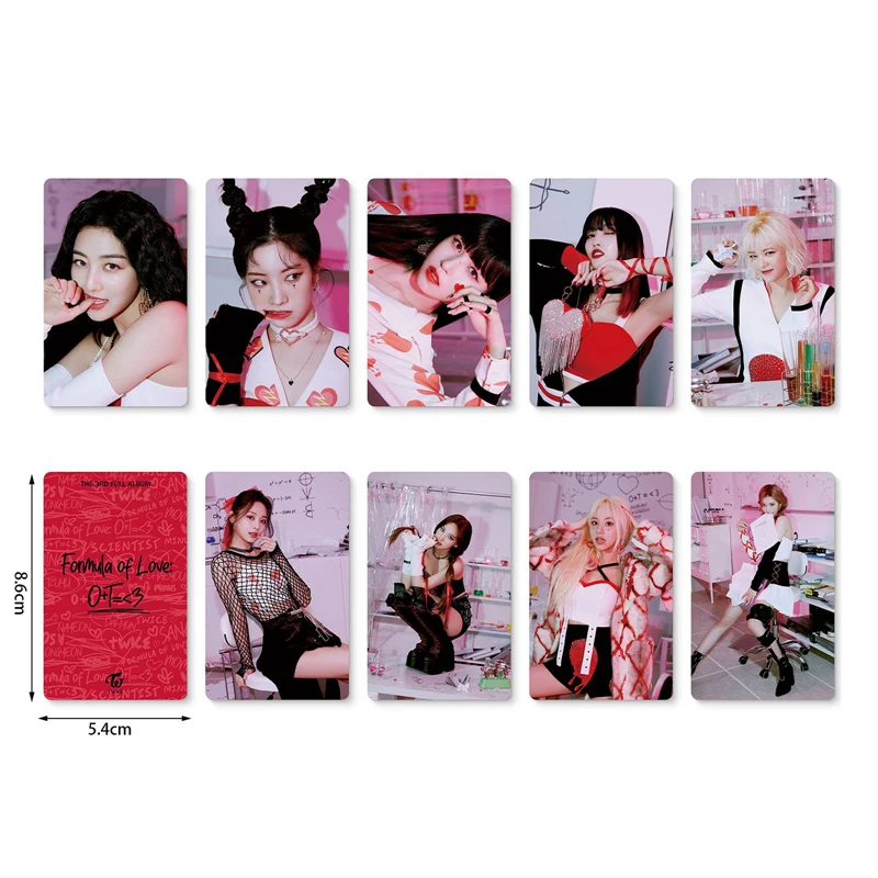 9 шт./компл. Kpop двойная Формула любви Ablum фотографии самостоятельной фотосъемки Lomo