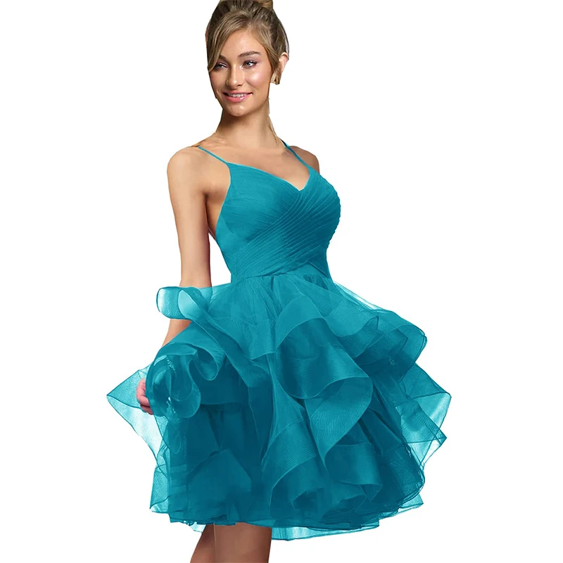 Платье женское Плиссированное средней длины на тонких бретельках