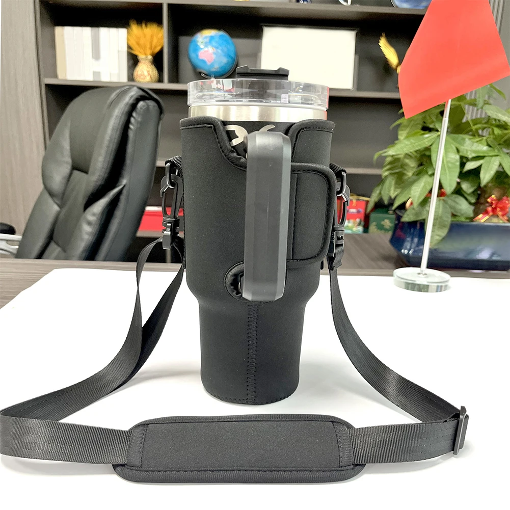 Неопреновая сумка для бутылки объемом 40 унций чехол чашки с регулируемым