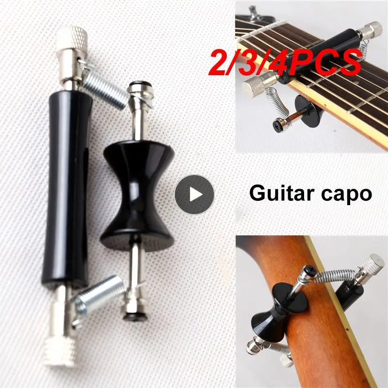 

2/3/4PCS Common For Electric Guitars/acoustic Guitars Guitar Tuner Clip Durable Guitar Capo Universal Change Clamp Key Acoustic