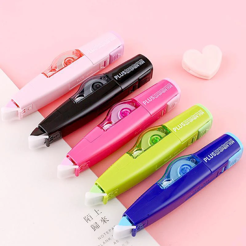 

Корректирующая лента 5 мм * 6 м, цветная сменная Корректирующая лента с сердечником, наклейки, канцелярские принадлежности, офисные и школьны...