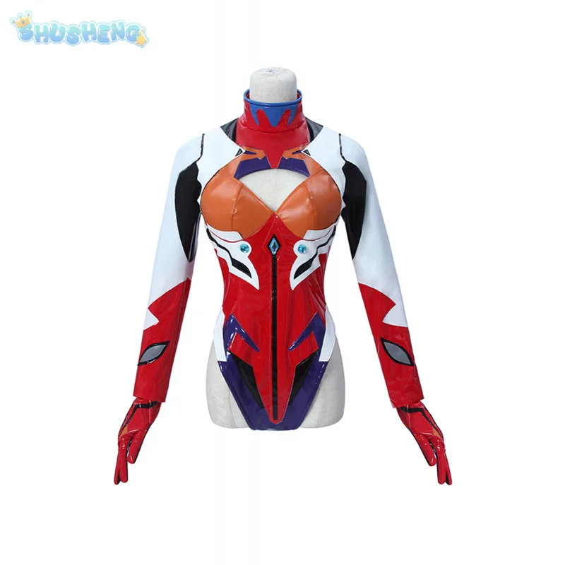 Машина EVA No 2 Аска Лэнгли Сорю карнавальный костюм сексуальный красный кожаный