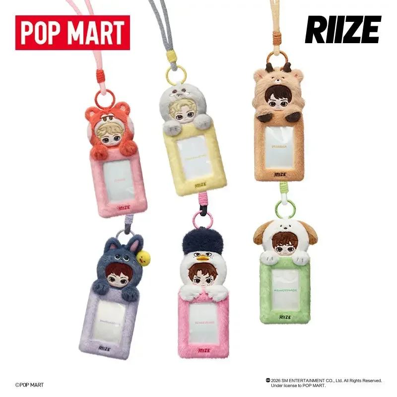 Фото POPMART RIIZE Fluffy Club Series: Загадочная коробка-сюрприз с держателем для карт, очаровательная аниме-кукла, настольный набор, подарок №4