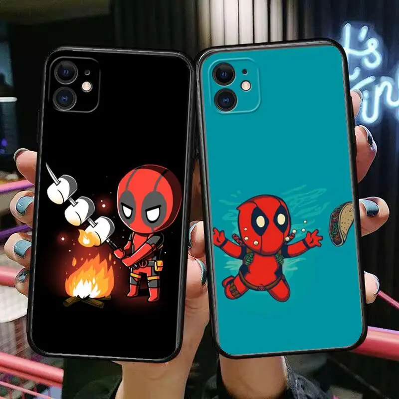 

Marvel Deadpool Phone Cases For iphone 13 Pro Max case 12 11 Pro Max 8 PLUS 7PLUS 6S XR X XS 6 mini se mobile cell