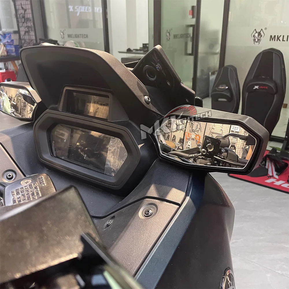 Зеркало заднего вида MTKRACING для мотоцикла YAMAHA XMAX300 2023-2024 корпус из АБС-пластика