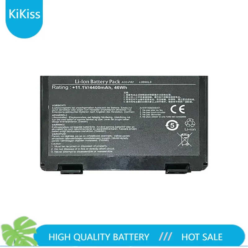 Сменный аккумулятор для Asus a32-f82 a32-f52 a32 f82 F52 k50 K51 k50ab k40in k50id k50ij K40 k50in k60 k61 k70