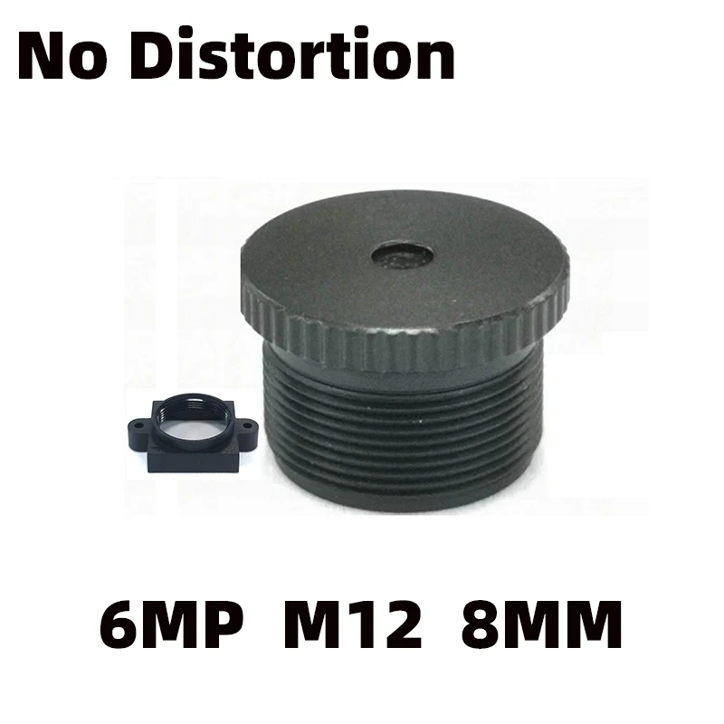 

6MP Mini M12 Mount No Distortion Lens for Binocular Industrial Vision Motion Camera USB Face Detection 8mm Distortion Free
