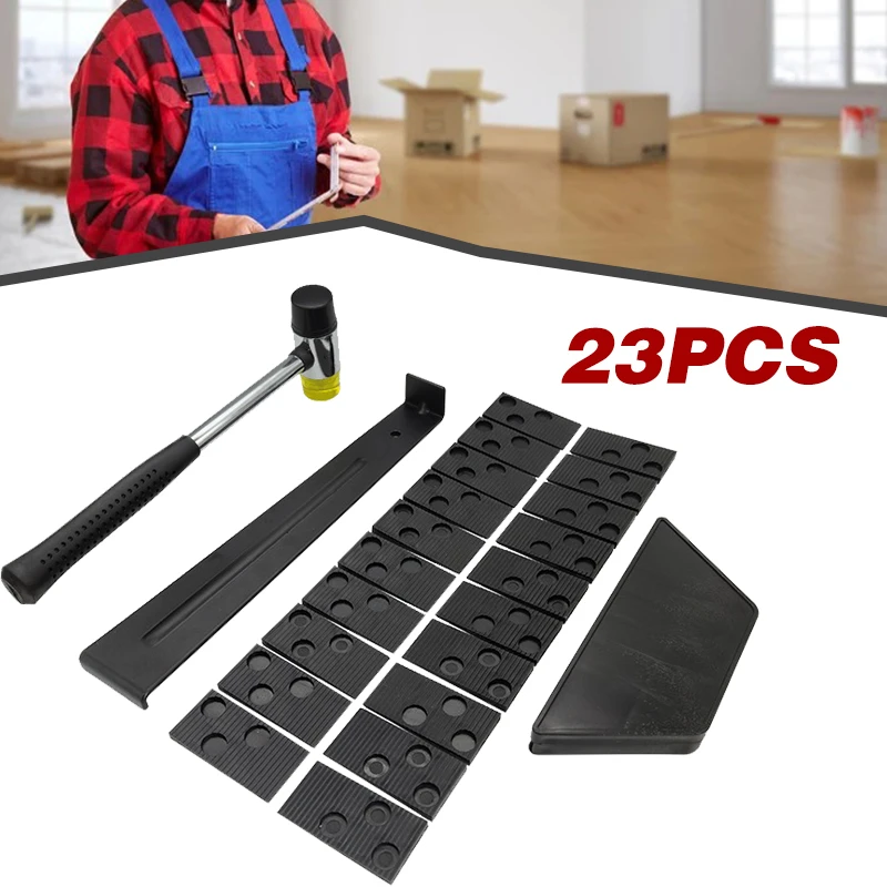 

DIY Home Laminate Installation Kit Set Wood Flooring Top Quality Wooden Floor Fitting Tool with Mallet Spacers for Hand Tool Set