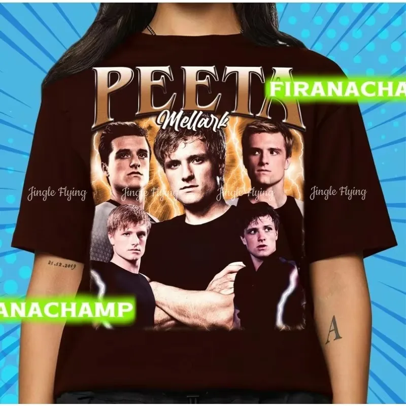 Фото Футболка унисекс Limited Peeta Mellark Vintage Gift для женщин и мужчин №2
