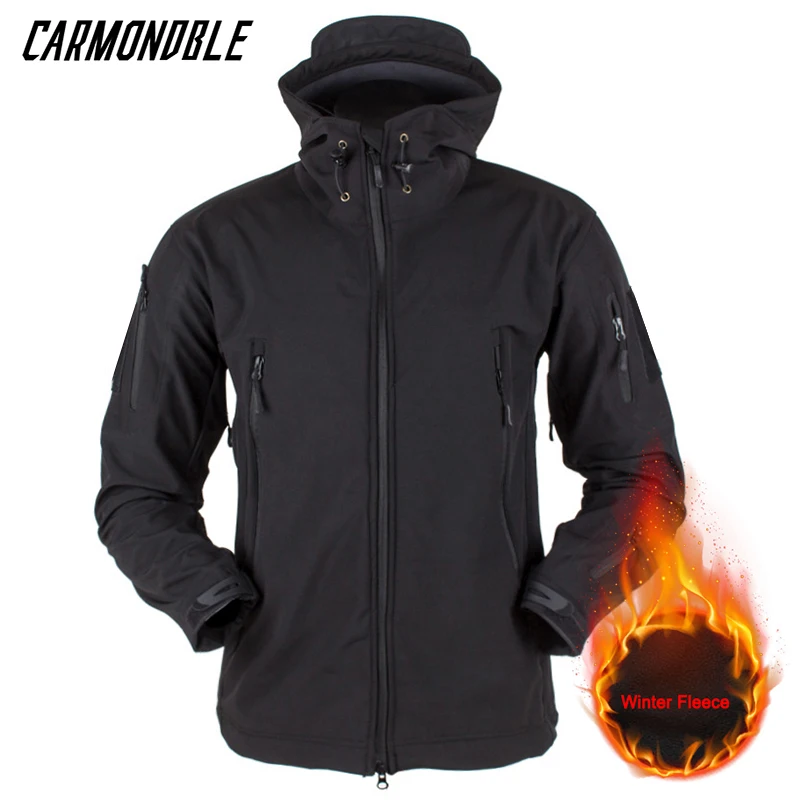 CARMONDBLE 9-цветная мужская уличная зимняя ветровка теплая мягкая куртка одежда из