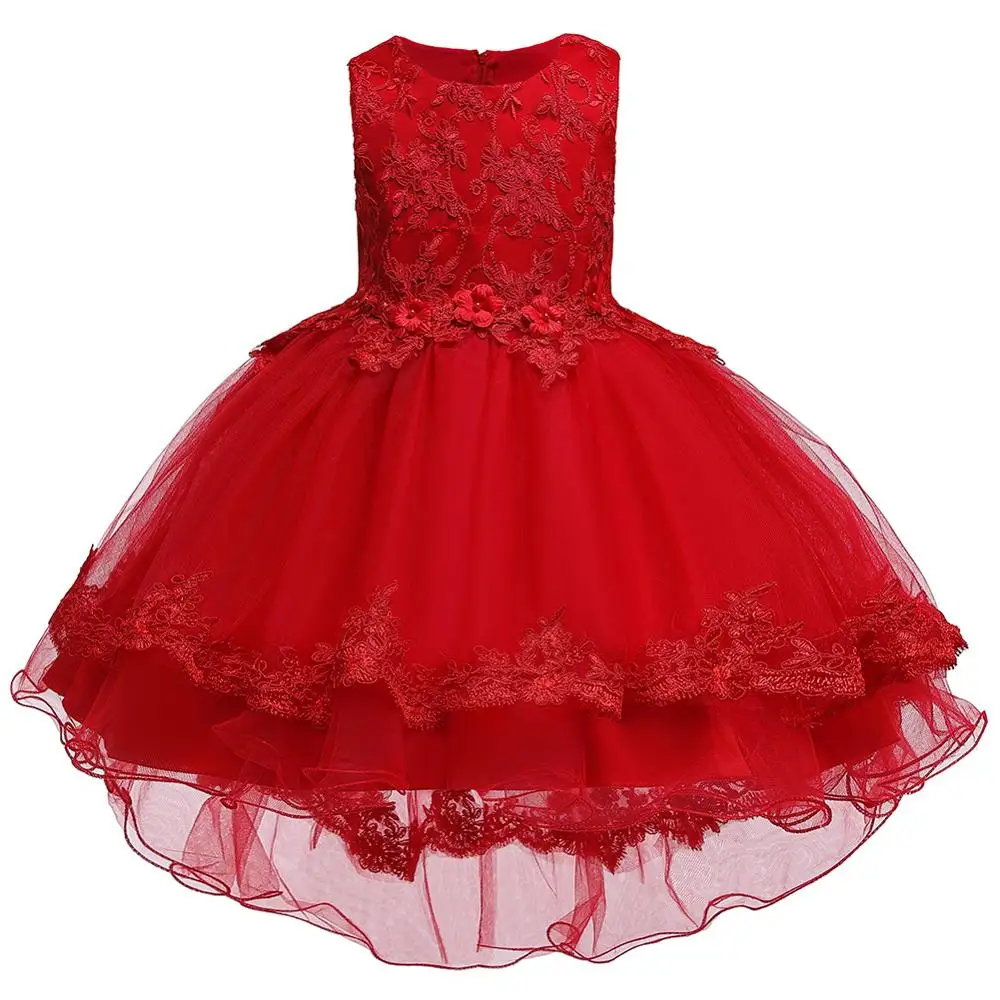 

Kids Dresses for Girl Satin embroidery Toddler Elegant party Gown for Wedding Kids Girl Dress Princess Dress Girl Tuxedo Costume