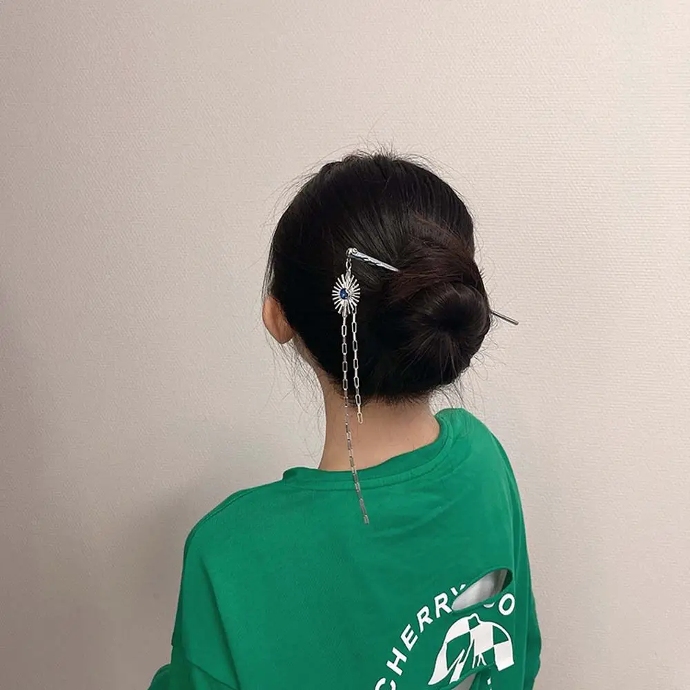 

Кисточки металлические простые прически инструменты Стразы для девушек искусственные палочки для волос палочки для еды Женская вилка для ...