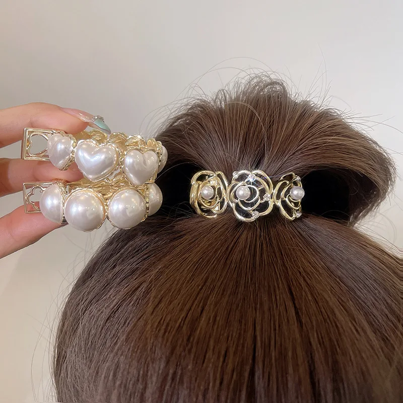 

Новинка 2022, Шпилька для волос с высоким хвостом для девушек, фиксированная Шпилька, зажим для волос с улучшенным дизайном, аксессуары для волос, головной убор