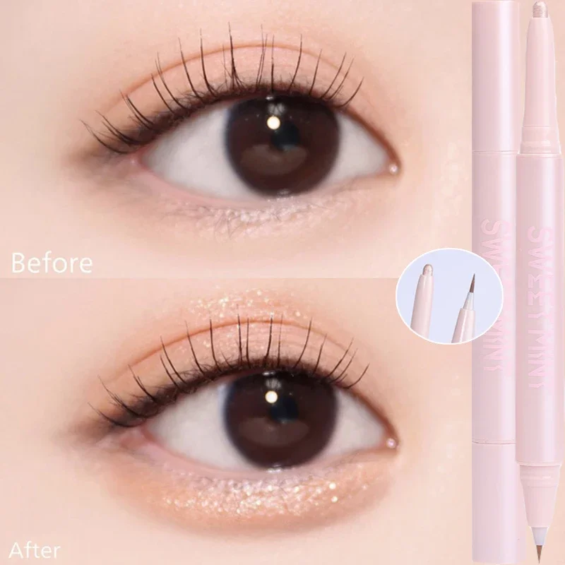 2 в 1 Водостойкая Подводка для глаз не размазывающаяся
