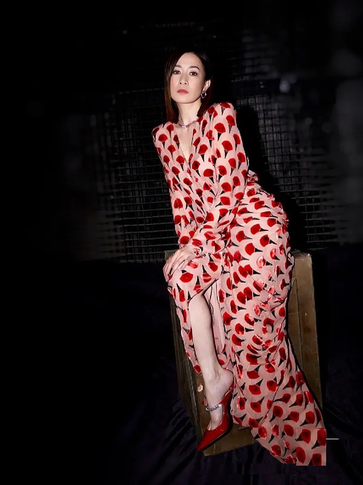 Delocah/высококачественное летнее женское модное дизайнерское длинное платье с