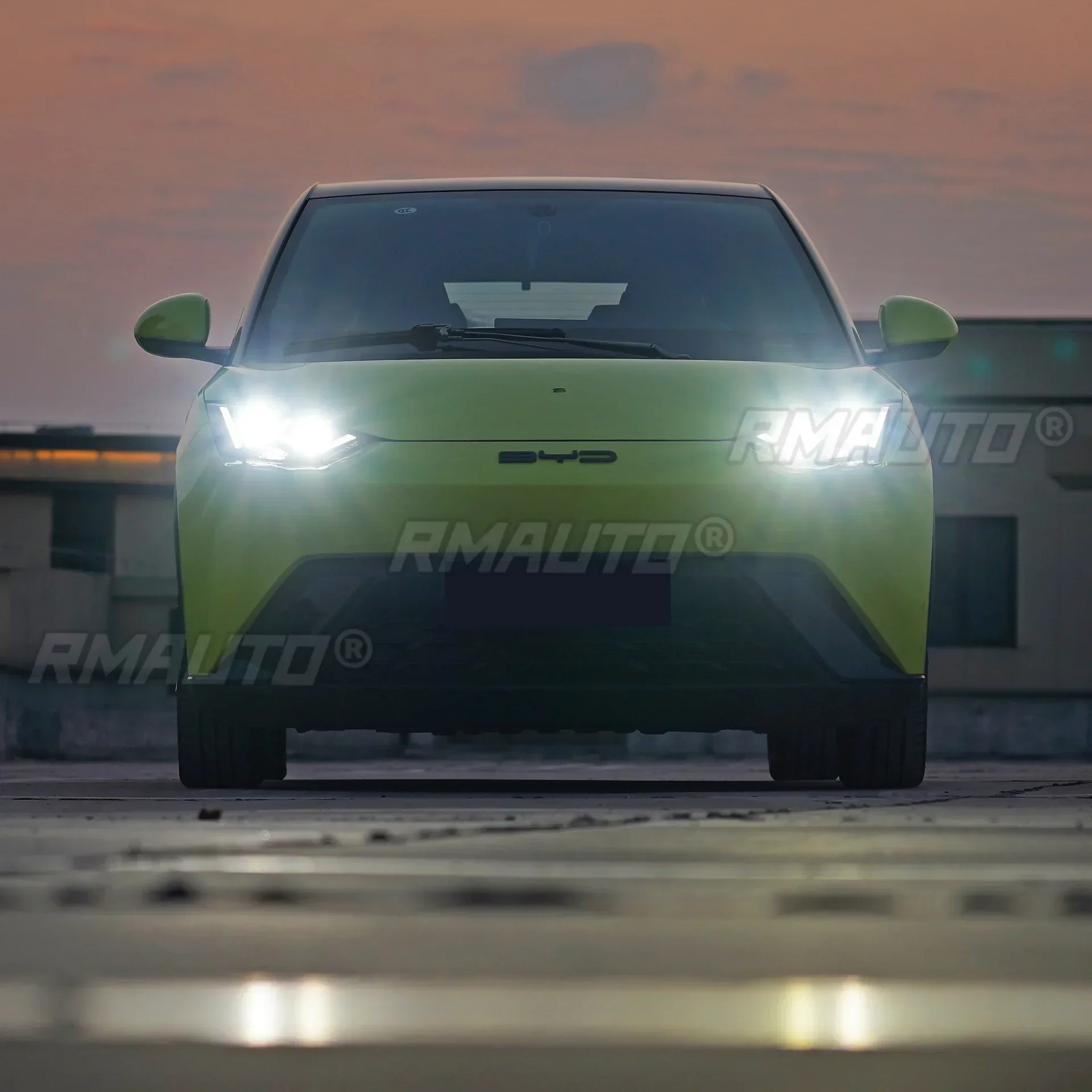 Комплект кузова Seagull динамическая фара глянцевый черный ламбовый стиль дневные