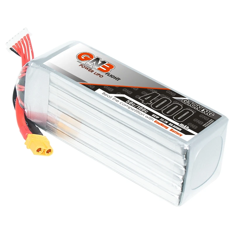 Gaoneng GNB 6S 22.2V 4000mAh 50C Lipo XT60