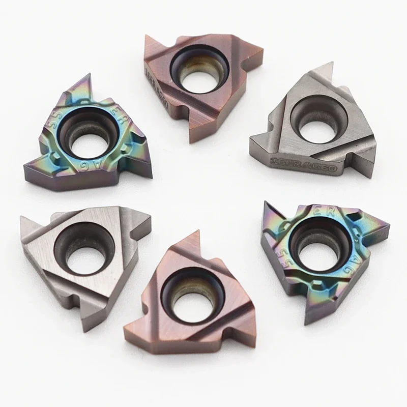 10 шт. 11ER/16ER AG60/AG55/1 0/1 5/2.0ISO вставки лезвия токарного станка CNC наружная резьба