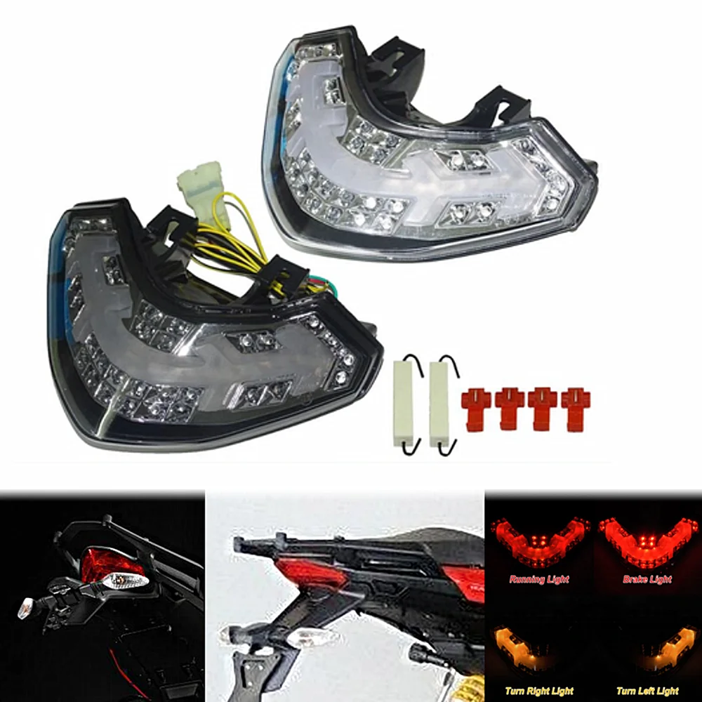 

For DUCATI Multistrada 1200 1200S 2010-2015 Motorcycle Accessories Stop Turn Signal Taillight Tail LED Rear Lamp Assembly