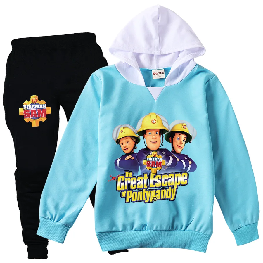 2 шт./комплект детский спортивный костюм с капюшоном и брюками - купить по